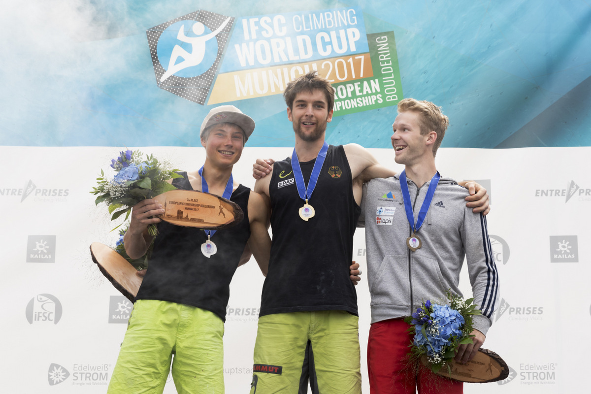 Anže Peharc 3. mesto EP Munchen 2017