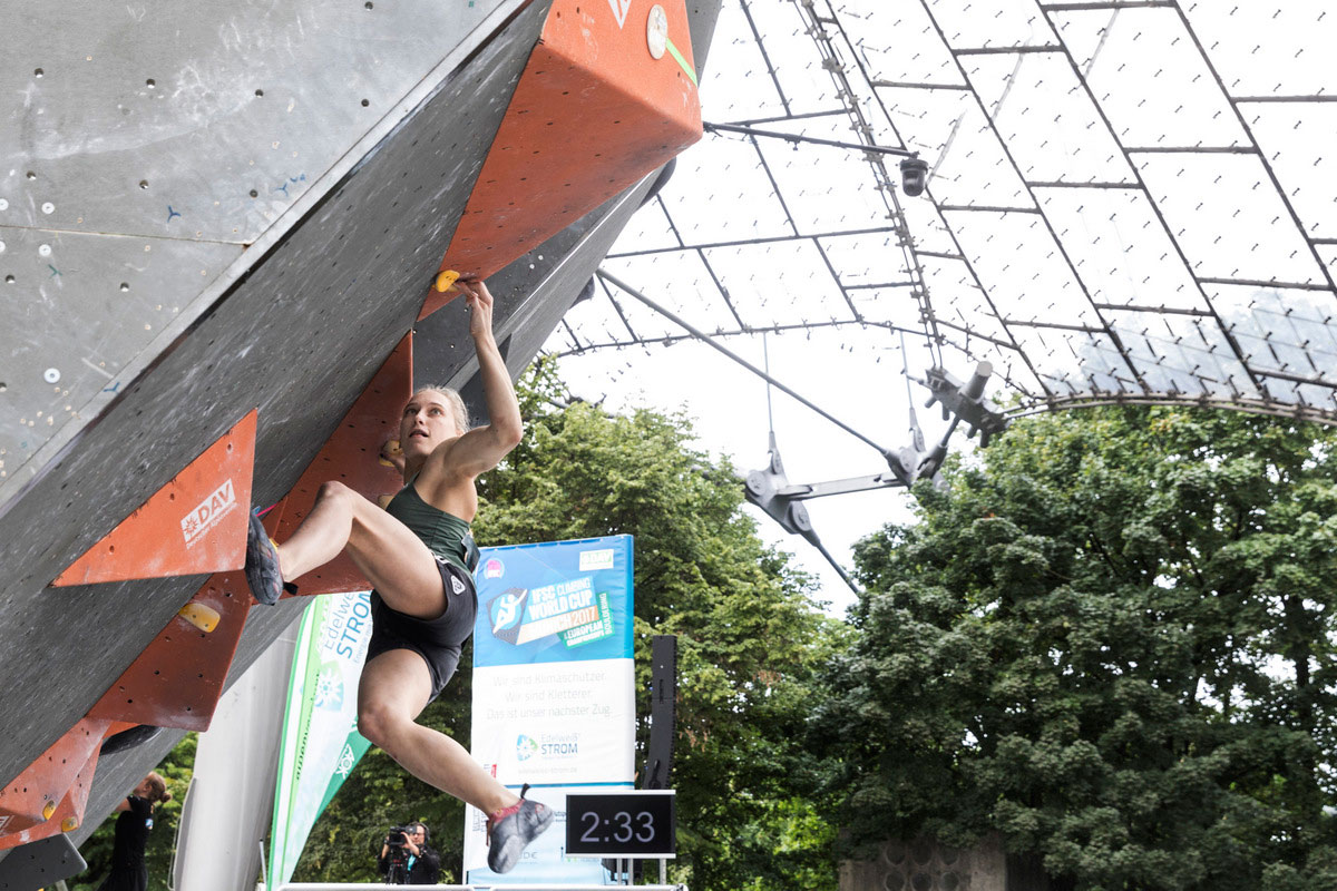 Janja Garnbret EP Munchen 2017