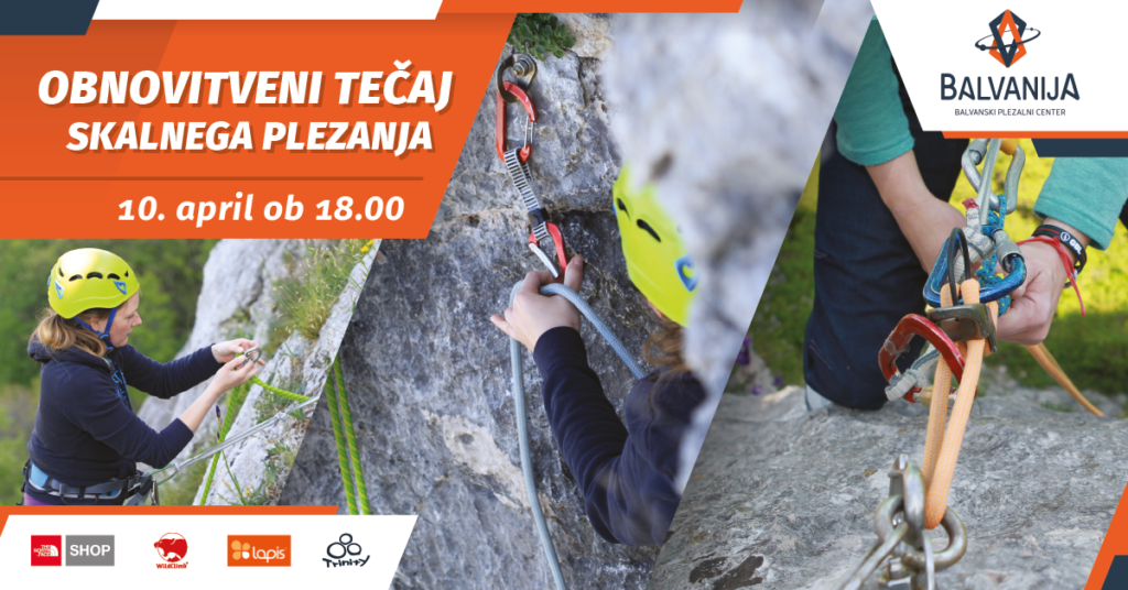 Obnovitveni tečaj skalnega plezanja Balvanija
