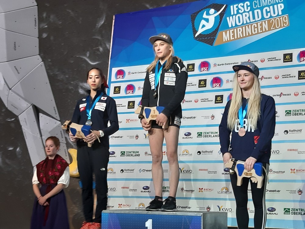 Janja Garnbret zmagovito v predolimpijsko sezono (foto Urh Čehovin)